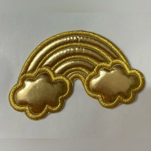 Stoney Clover Lane rainbow gold puffy patch